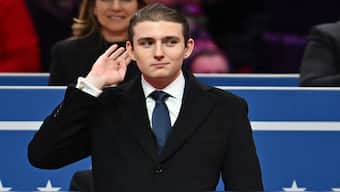 Users began drawing unfavourable comparisons between Barron  and his father, Donald Trump, referencing to his own controversial avoidance of military service during the Vietnam War. File image