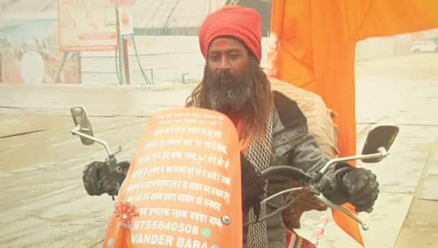 Baba Rakha Rider The unique babas of Maha Kumbh Mela: An IITian, a Harley Davidson rider ...
