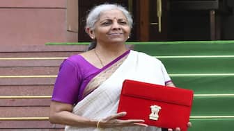 (File) On February 1, all eyes will turn to India's Finance Minister Nirmala Sitharaman as she presents the country's Budget. AP