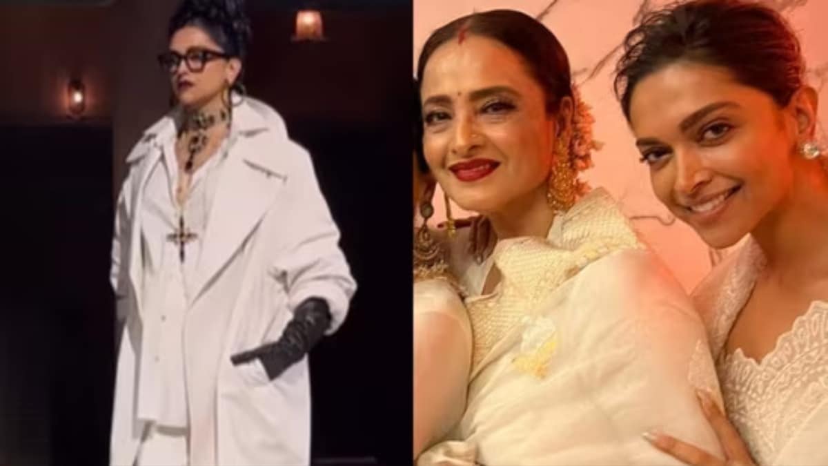 Deepika Padukone walks the ramp for the first time since daughter Dua's birth for designer Sabyasachi, netizens say 'She's looking like Rekha'