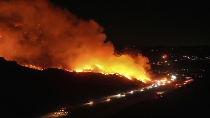New wildfire takes over north of Los Angeles prompting evacuation orders as south awaits rains New wildfire takes over north of Los Angeles prompting evacuation orders as south awaits rains