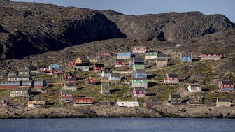 The island in the Arctic, which houses around 56,000 people, is three times the size of Texas. File image/AP