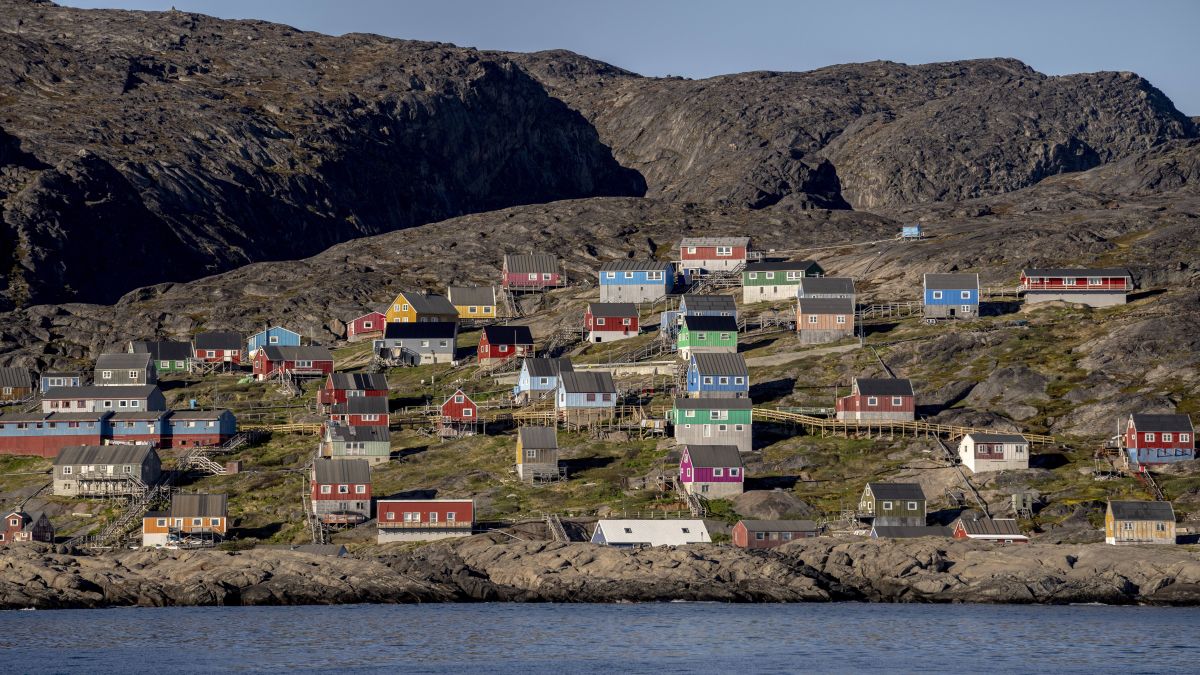The island in the Arctic, which houses around 56,000 people, is three times the size of Texas. File image/AP The island in the Arctic, which houses around 56,000 people, is three times the size of Texas. File image/AP