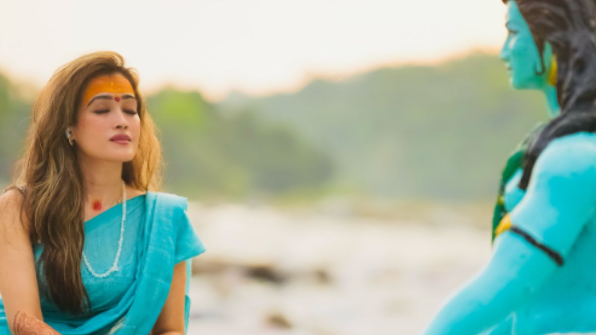 At the Prayagraj Maha Kumbh, she was widely regarded as a young sadhvi, and her photos and videos quickly spread across social media, earning her titles such as "Beautiful Sadhvi" and "Viral Sadhvi." Image courtesy: Instagram/@host_harsha At the Prayagraj Maha Kumbh, she was widely regarded as a young sadhvi, and her photos and videos quickly spread across social media, earning her titles such as "Beautiful Sadhvi" and "Viral Sadhvi." Image courtesy: Instagram/@host_harsha