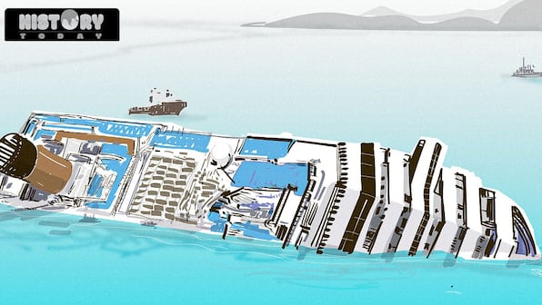 History Today: When Italy’s Costa Concordia cruise ship ran aground off Giglio Island coast