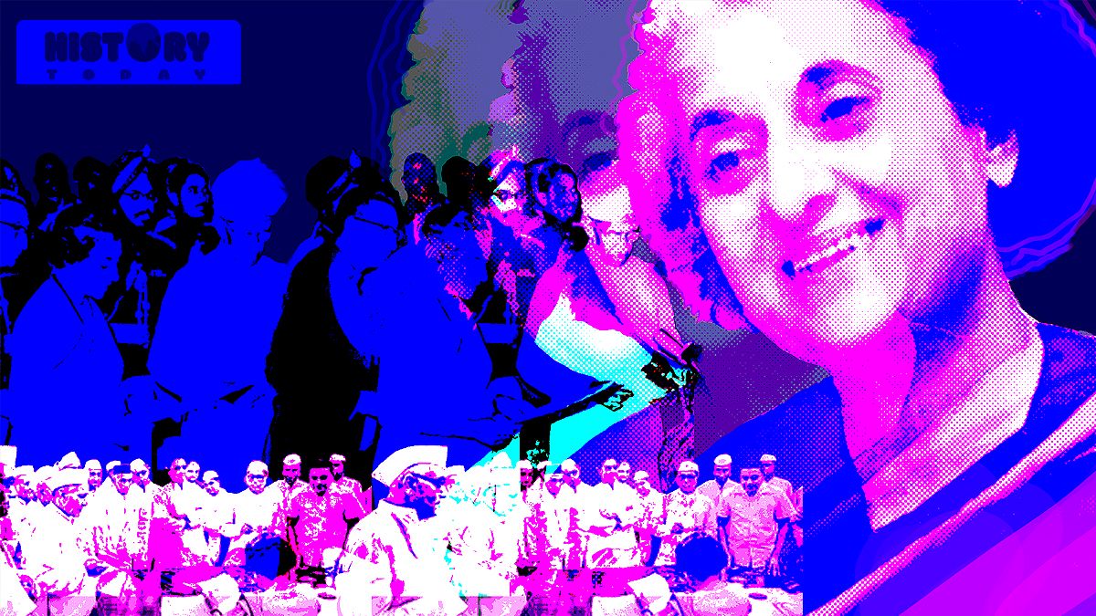 Following the death of Indian Prime Minister Lal Bahadur Shastri, Indira Gandhi became the prime minister of India. Illustration: Santanu Kumar Santan Following the death of Indian Prime Minister Lal Bahadur Shastri, Indira Gandhi became the prime minister of India. Illustration: Santanu Kumar Santan