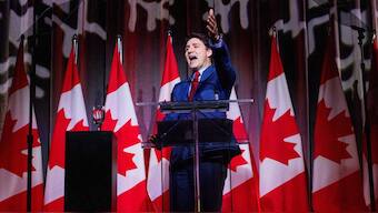 Canada’s Prime Minister Justin Trudeau speaks at the federal Liberal caucus holiday party, the day after Finance Minister Chrystia Freeland unexpectedly resigned, in Ottawa, Ontario, Canada on December 17. Trudeau is likely to quit as the head of the Liberal Party amid growing calling from party MPs to step down. Reuters