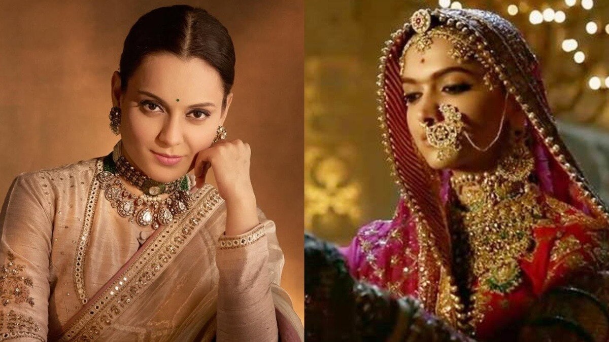 'Emergency' star Kangana Ranaut takes a dig at Deepika Padukone for her performance in Padmaavat: 'She's only getting ready in the entire film'