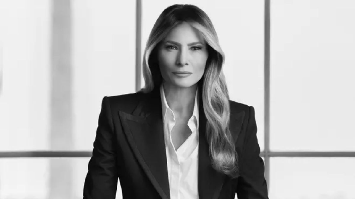 Melania Trump’s new monochrome portrait is a first for US First Ladies. What does it signify? Melania Trump’s new monochrome portrait is a first for US First Ladies. What does it signify?
