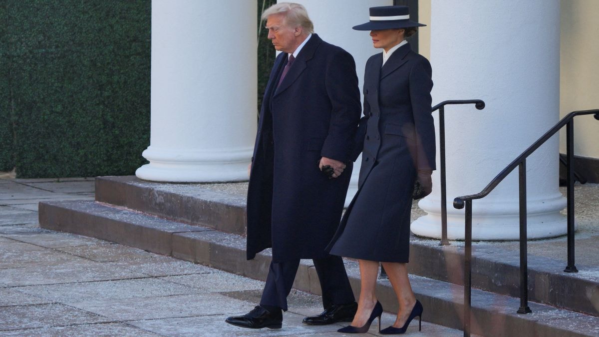 Inauguration Day: How Melania Trump made a statement with her business dressing