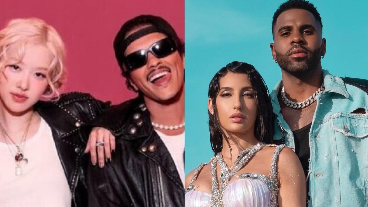 Nora Fatehi's 'Snake' slithers to #2 globally just behind Bruno Mars & Rosé!