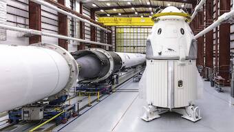SpaceX's Crew Dragon spacecraft which is bringing Nasa astronauts Sunita Williams and Barry Wilmore back to Earth. File image/AP