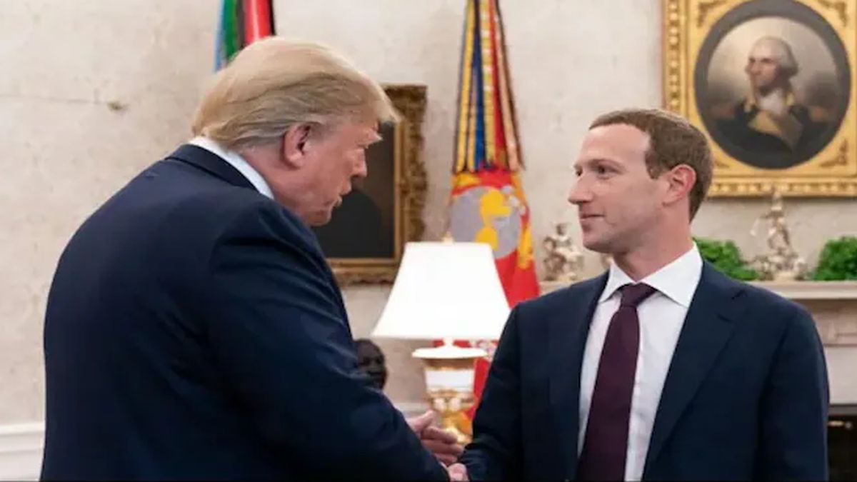 US President-elect Donald Trump greets Meta chief Mark Zuckerberg. File image/@donaldtrump/X US President-elect Donald Trump greets Meta chief Mark Zuckerberg. File image/@donaldtrump/X