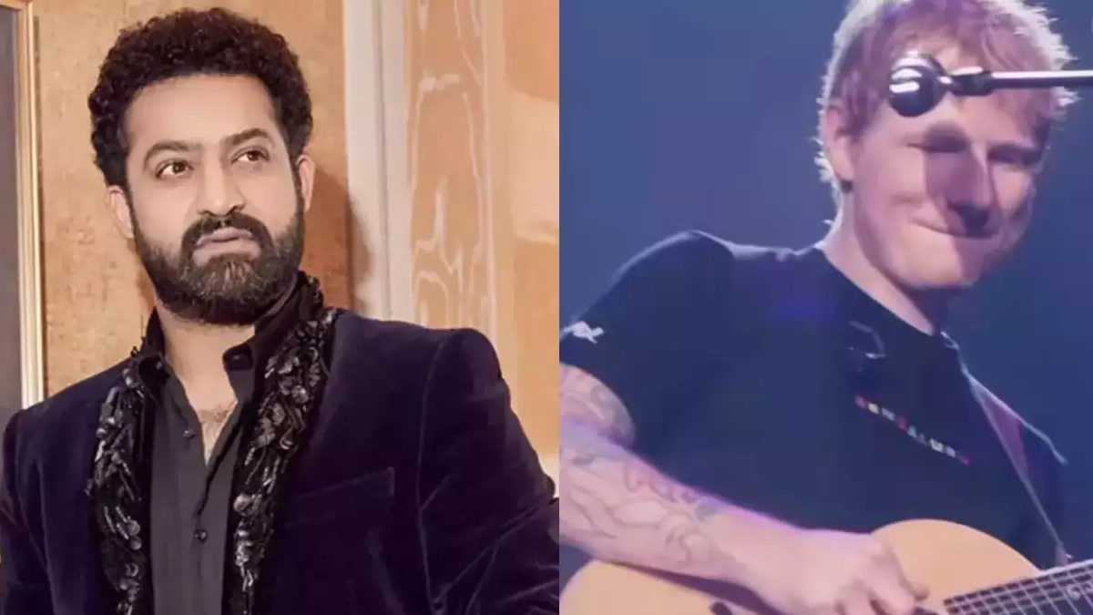 Global Sensation Ed Sheeran Sings NTR Jr's 'Chuttamalle,' Internet Can't Keep Calm! Global Sensation Ed Sheeran Sings NTR Jr's 'Chuttamalle,' Internet Can't Keep Calm!