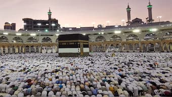 Muslims pray at the Grand Mosque during the annual Hajj pilgrimage in their holy city of Mecca, Saudi Arabia . Reuters