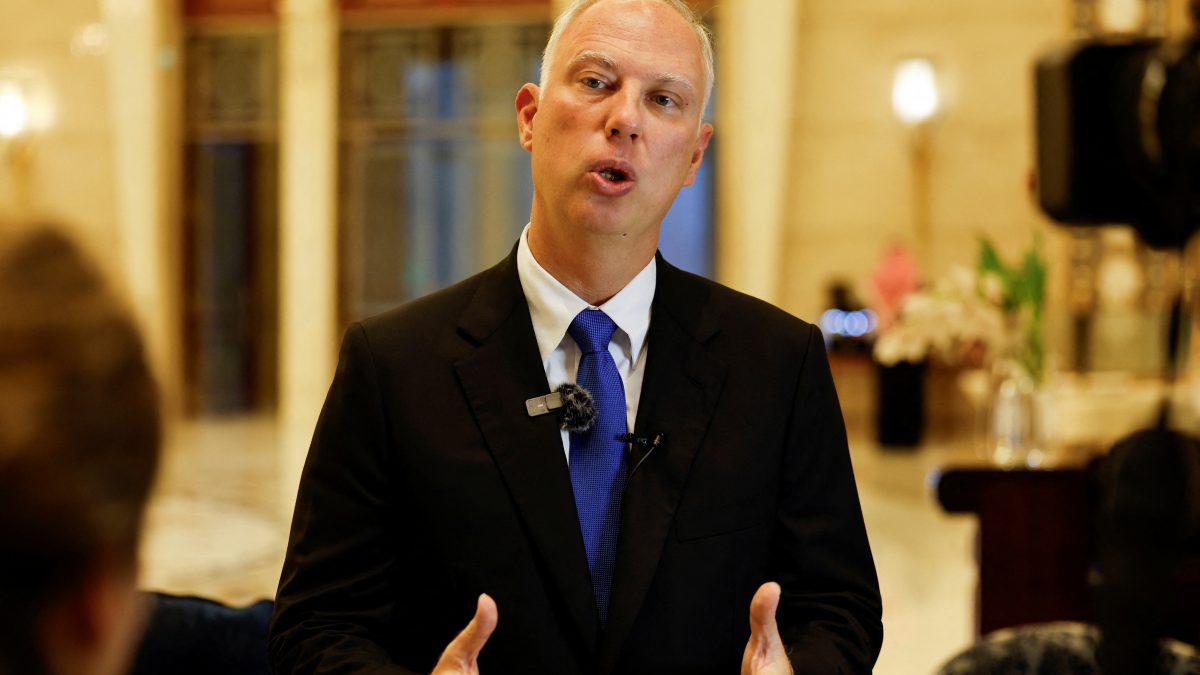 The head of Russia's sovereign wealth fund Kirill Dmitriev speaks to media ahead of his meeting with U.S. delegation in Riyadh, Saudi Arabia. Reuters The head of Russia's sovereign wealth fund Kirill Dmitriev speaks to media ahead of his meeting with U.S. delegation in Riyadh, Saudi Arabia. Reuters