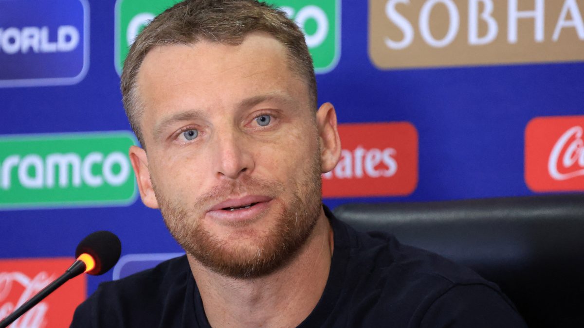 England's Jos Buttler during the press conference. Image: Reuters England's Jos Buttler during the press conference. Image: Reuters