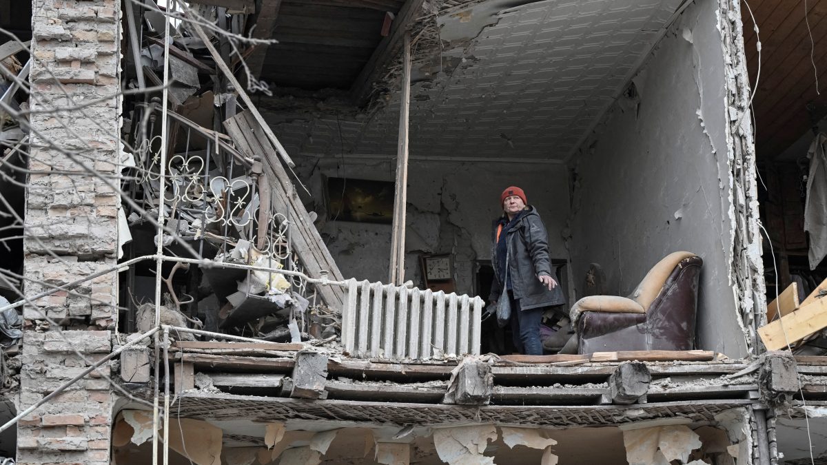 A resident stands in her flat in an apartment building hit by a Russian missile strike, amid Russia's attack on Ukraine, in Zaporizhzhia, Ukraine. File image/ Reuters A resident stands in her flat in an apartment building hit by a Russian missile strike, amid Russia's attack on Ukraine, in Zaporizhzhia, Ukraine. File image/ Reuters