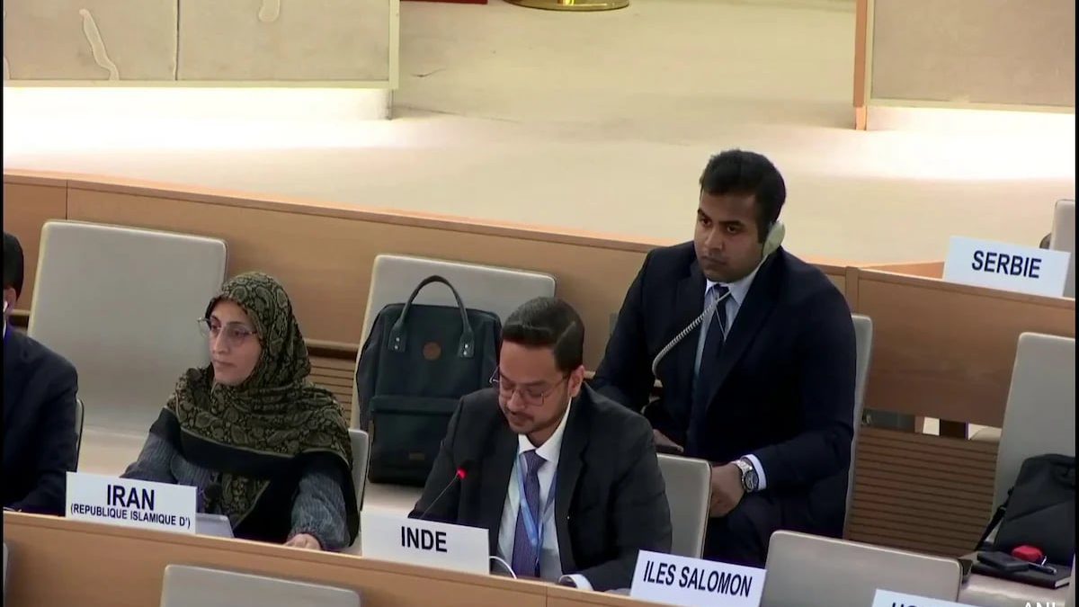 India rebukes Pakistan in UN over Kashmir remarks.  Image: ANI
 India rebukes Pakistan in UN over Kashmir remarks.  Image: ANI