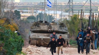 Israel sent tanks to Jenin on Sunday, the first time it has done so in the West Bank since the second intifada in 2002. AFP