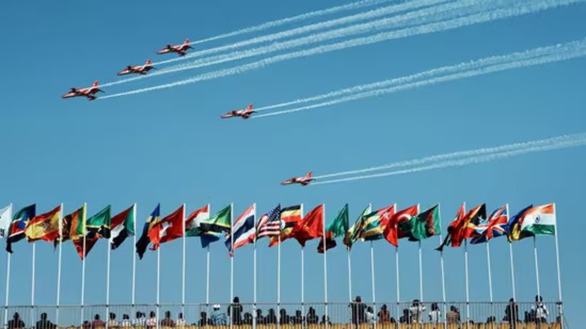 Airshows are one place for all from the aviation community to network and exchange information. Image: PTI Airshows are one place for all from the aviation community to network and exchange information. Image: PTI