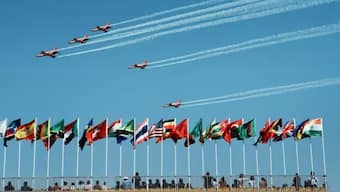 Airshows are one place for all from the aviation community to network and exchange information. Image: PTI