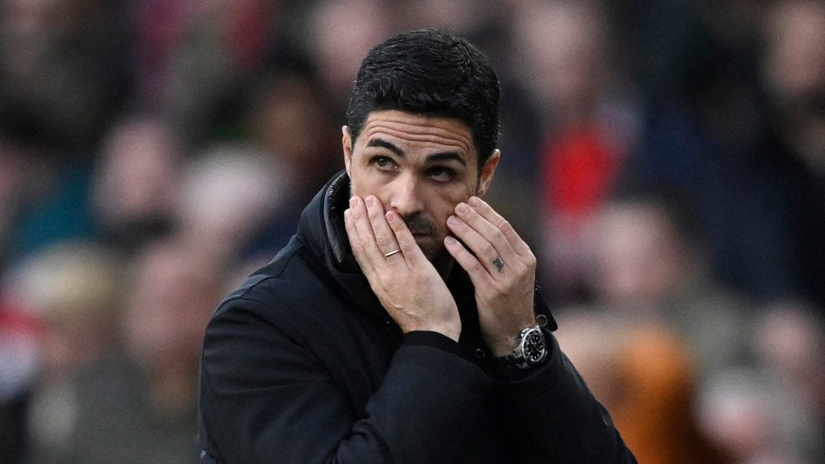 'Angry' Arteta says Premier League title race is out of Arsenal's 'hands'