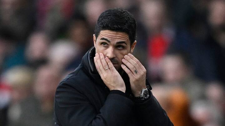 'Angry' Arteta says Premier League title race is out of Arsenal's 'hands' 'Angry' Arteta says Premier League title race is out of Arsenal's 'hands'
