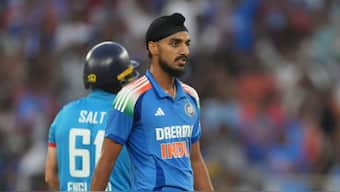 Left-arm pacer Arshdeep Singh has been benched for India's opening game of the ICC Champions Trophy along with Varun Chakravarthy, Rishabh Pant and Washington Sundar. AP