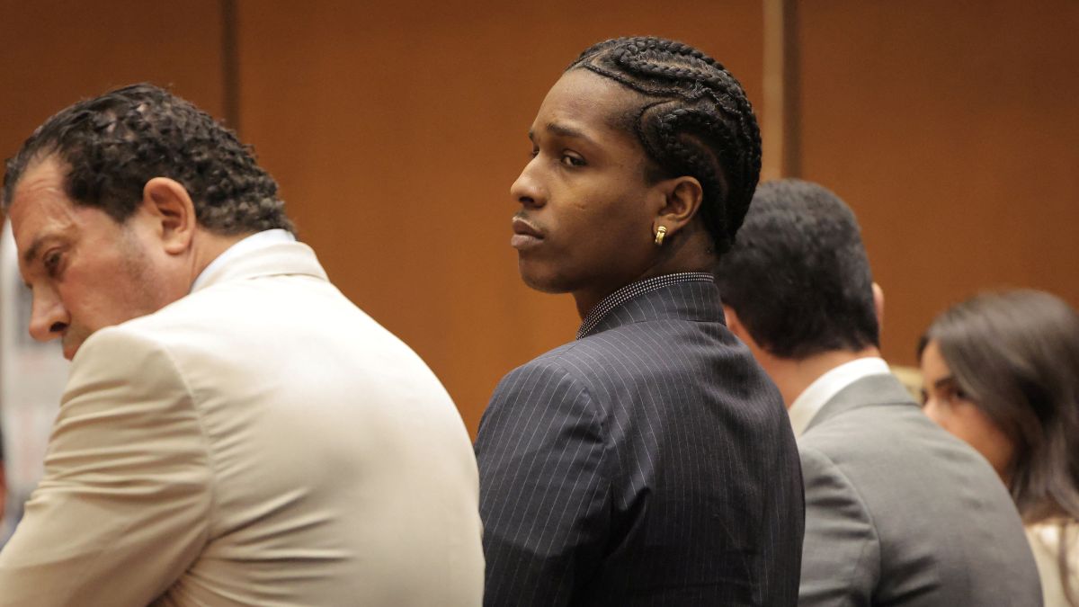 Rakim Mayers, aka A$AP Rocky, appears in court as the verdict is read in his felony assault trial at the Clara Shortridge Foltz Criminal Justice Center in Los Angeles, California, US, February 18, 2025. File Image/Reuters Rakim Mayers, aka A$AP Rocky, appears in court as the verdict is read in his felony assault trial at the Clara Shortridge Foltz Criminal Justice Center in Los Angeles, California, US, February 18, 2025. File Image/Reuters