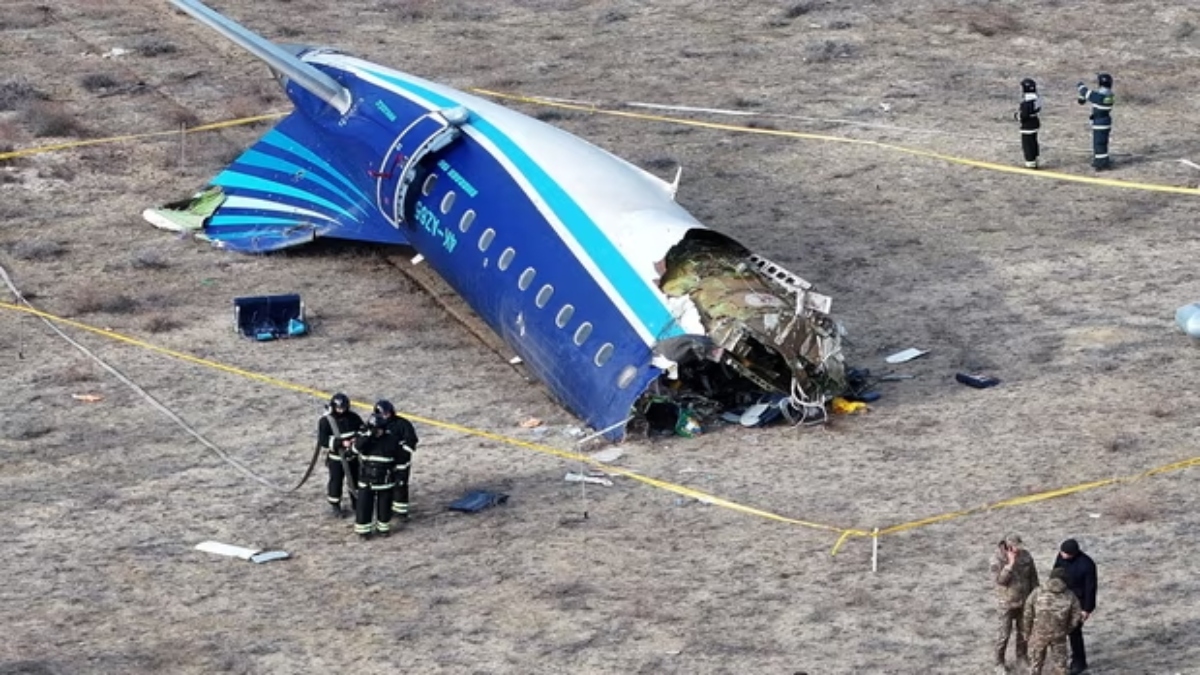 Thirty-eight people died when the Azerbaijan Airlines plane crashed on 25 December in Kazakhstan. Western experts said the jet was probably shot at from Russia. Reuters File Thirty-eight people died when the Azerbaijan Airlines plane crashed on 25 December in Kazakhstan. Western experts said the jet was probably shot at from Russia. Reuters File