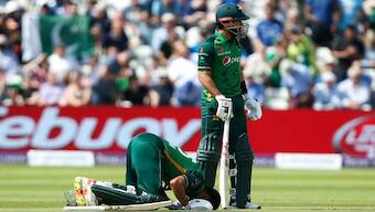 Babar Azam and Mohammad Rizwan during an ODI series against England. Image: Reuters