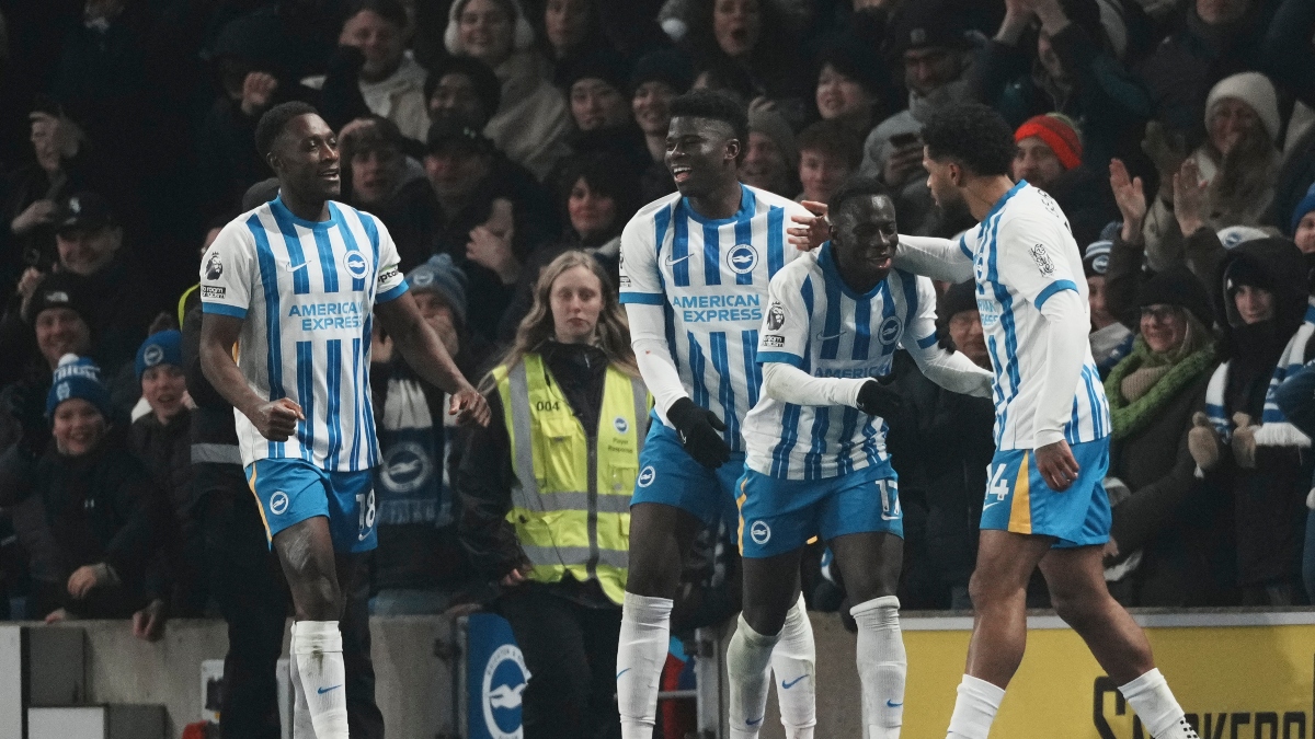 Brighton defeated Chelsea 3-0 in the English Premier League to dent the Blues' hopes of a top-four finish. AP Brighton defeated Chelsea 3-0 in the English Premier League to dent the Blues' hopes of a top-four finish. AP