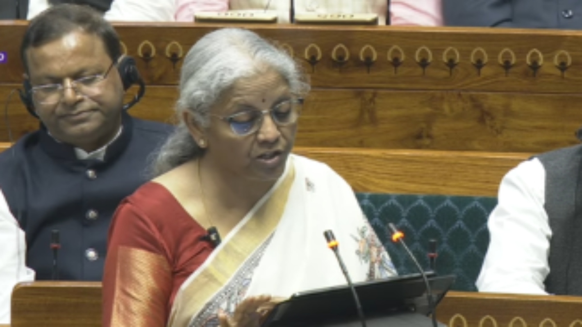 Finance Minister Nirmala Sitharaman presents 2025 Union Budget. ANI Finance Minister Nirmala Sitharaman presents 2025 Union Budget. ANI