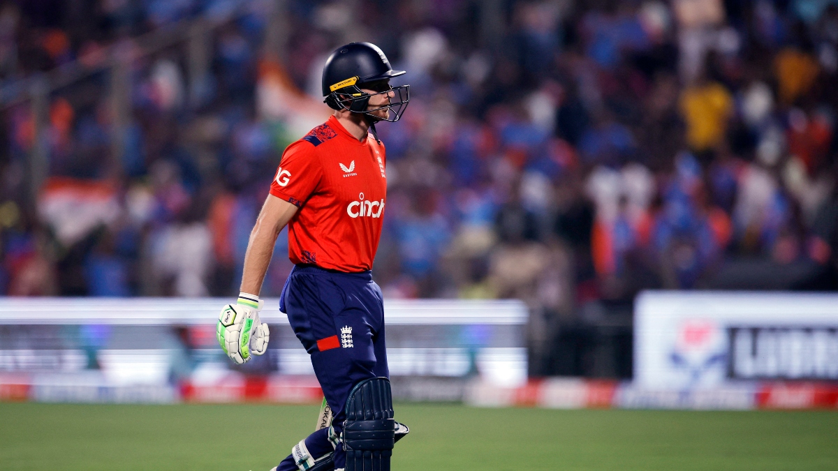 Jos Buttler was not happy with pacer Harshit Rana coming on as concussion substitute for Shivam Dube in the fourth T20I. Reuters Jos Buttler was not happy with pacer Harshit Rana coming on as concussion substitute for Shivam Dube in the fourth T20I. Reuters
