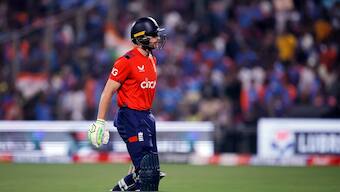 Jos Buttler was not happy with pacer Harshit Rana coming on as concussion substitute for Shivam Dube in the fourth T20I. Reuters 
