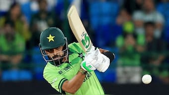 Babar Azam slow-paced fifty cam under criticism as Pakistan lost to New Zealand in Champions Trophy 2025. Image: Reuters