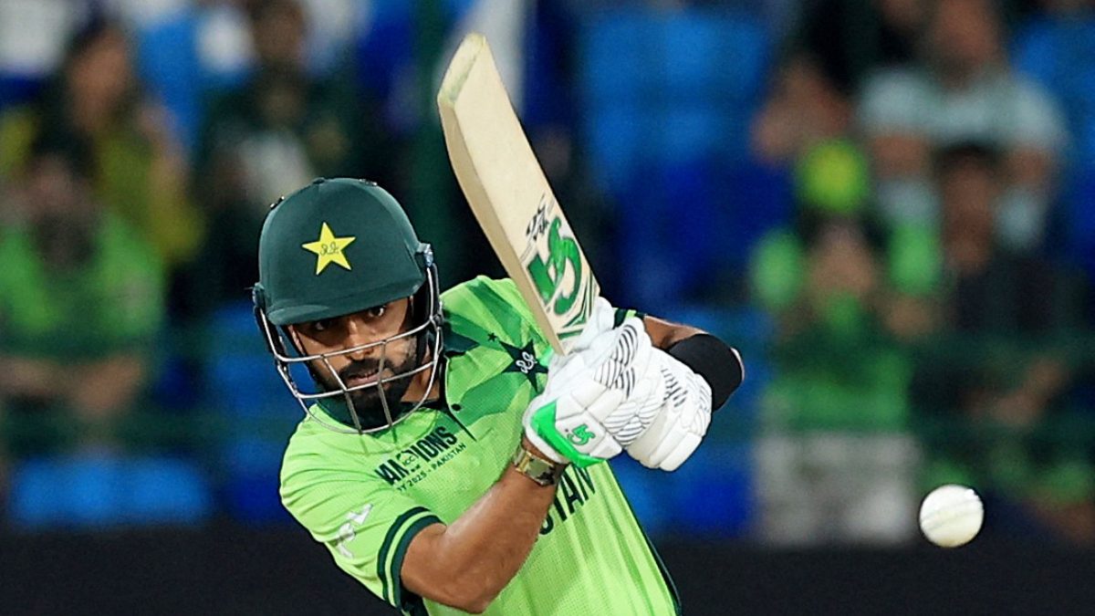 Babar Azam slow-paced fifty cam under criticism as Pakistan lost to New Zealand in Champions Trophy 2025. Image: Reuters Babar Azam slow-paced fifty cam under criticism as Pakistan lost to New Zealand in Champions Trophy 2025. Image: Reuters