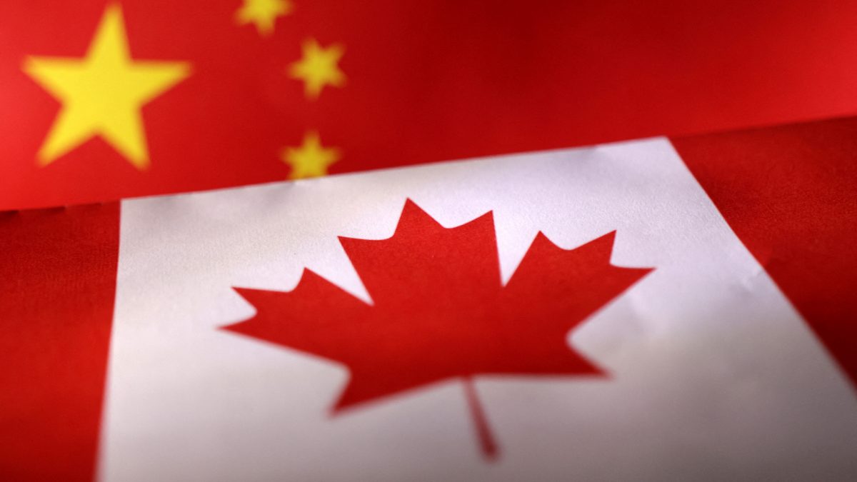 Printed Chinese and Canada flags are seen in this illustration. File image/ Reuters Printed Chinese and Canada flags are seen in this illustration. File image/ Reuters