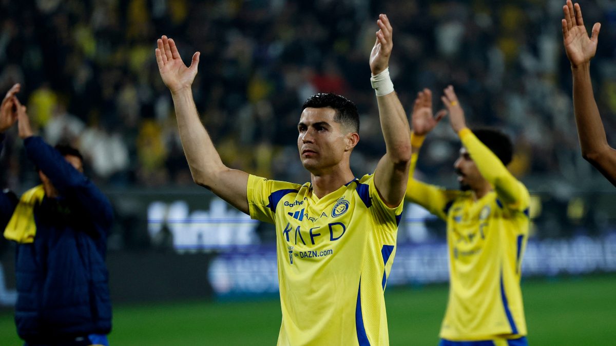 Cristiano Ronaldo is now only 77 goals away from 1,000 career goals. Image: Reuters
Cristiano Ronaldo is now only 77 goals away from 1,000 career goals. Image: Reuters