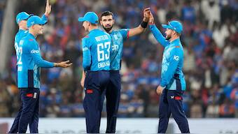England cricket team plays Afghanistan on 26 February in Champions Trophy 2025. Image: AP
