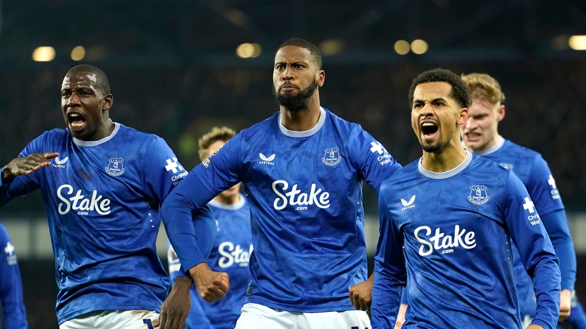 Everton played out a chaotic 2-2 draw against Liverpool in the Premier League Merseyside Derby. AP Everton played out a chaotic 2-2 draw against Liverpool in the Premier League Merseyside Derby. AP
