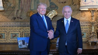 The photograph shows Israeli Prime Minister Benjamin Netanyahu meeting Donald Trump in July 2024. (Photo: X/ Benjamin Netanyahu)