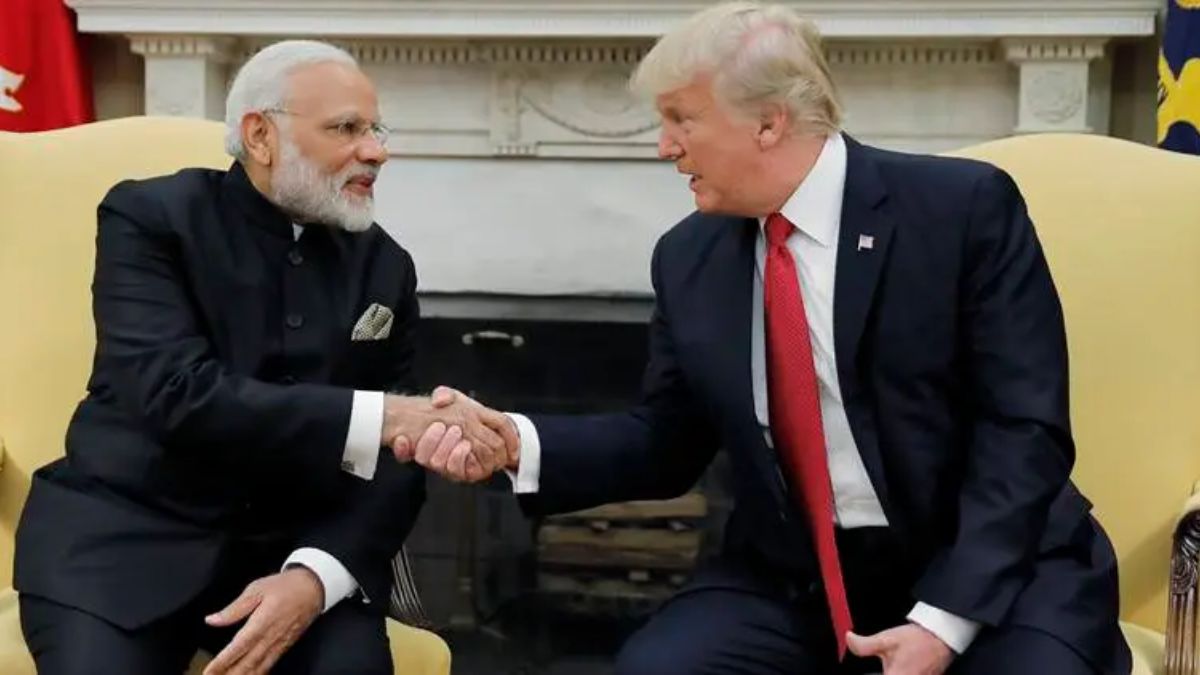 The photograph shows US President Donald Trump (right) and Prime Minister Narendra Modi (left) at the Oval Office of White House in Washington DC in 2017. (Photo: Reuters) The photograph shows US President Donald Trump (right) and Prime Minister Narendra Modi (left) at the Oval Office of White House in Washington DC in 2017. (Photo: Reuters)