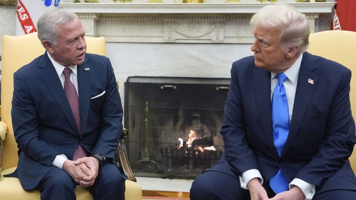US President Donald Trump speaks with Jordan's King Abdullah II in the Oval Office at the White House on Tuesday, Feb. 11, 2025. (Photo: AP) US President Donald Trump speaks with Jordan's King Abdullah II in the Oval Office at the White House on Tuesday, Feb. 11, 2025. (Photo: AP)
