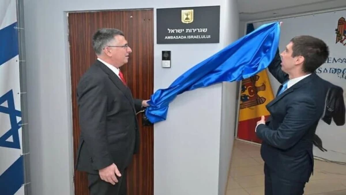 After over 30 years of diplomatic ties, Israel opens its first-ever embassy in Moldova