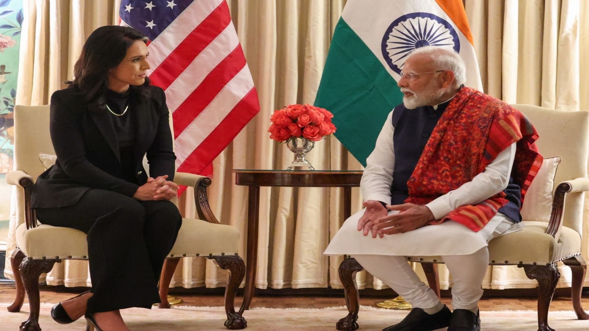 PM Modi meets Tulsi Gabbard, discusses India-US friendship PM Modi meets Tulsi Gabbard, discusses India-US friendship