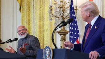 Prime Minister Narendra Modi with US President Donald Trump. Source: Potus