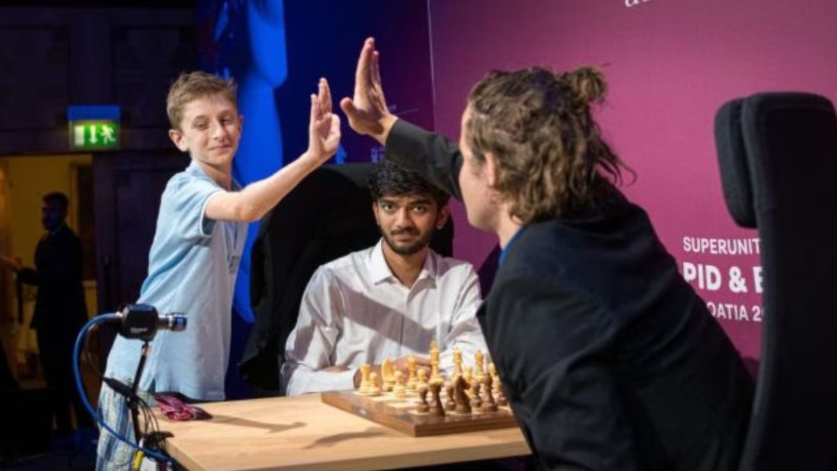 Freestyle Chess Grand Slam will see D Gukesh face off against Magnus Carlsen for first time since becoming the world champion. Image: FIDE Freestyle Chess Grand Slam will see D Gukesh face off against Magnus Carlsen for first time since becoming the world champion. Image: FIDE