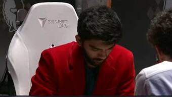 D Gukesh is winless in the Freestyle Chess Grand Slam Tour so far. Image: YouTube screengrab from Chess.com 